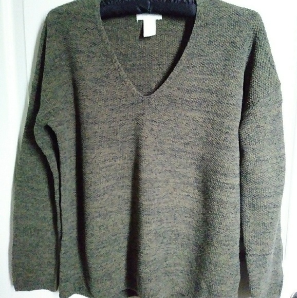 H&M Sweaters - H&M Conscious Green V-Neck Sweater M